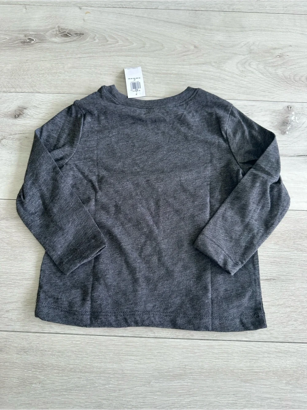 Old Navy Graphic Long Sleeve Tee Creative Gray Size 2T NWT